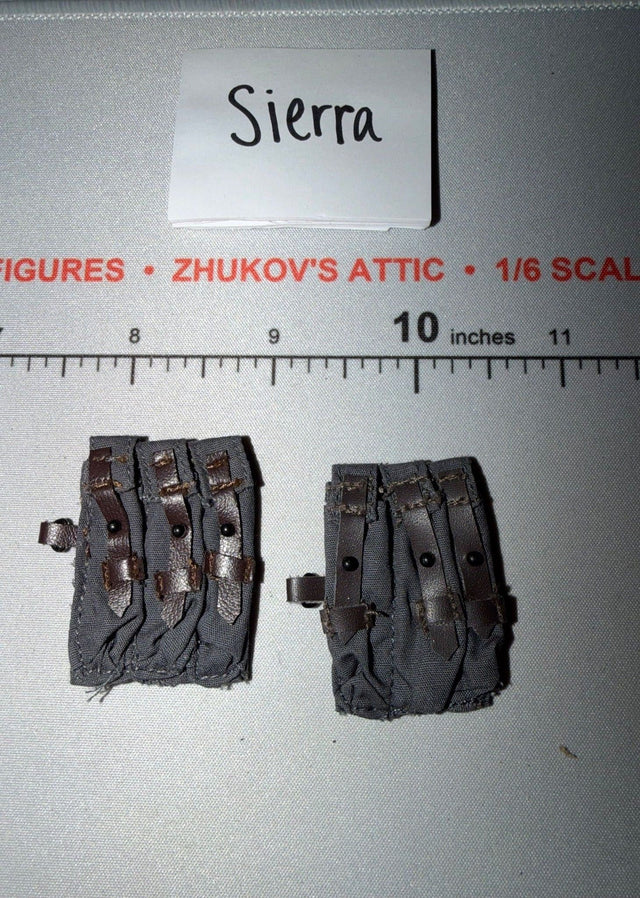 1/6 Scale WWII German Mp-40 Ammunition Pouches