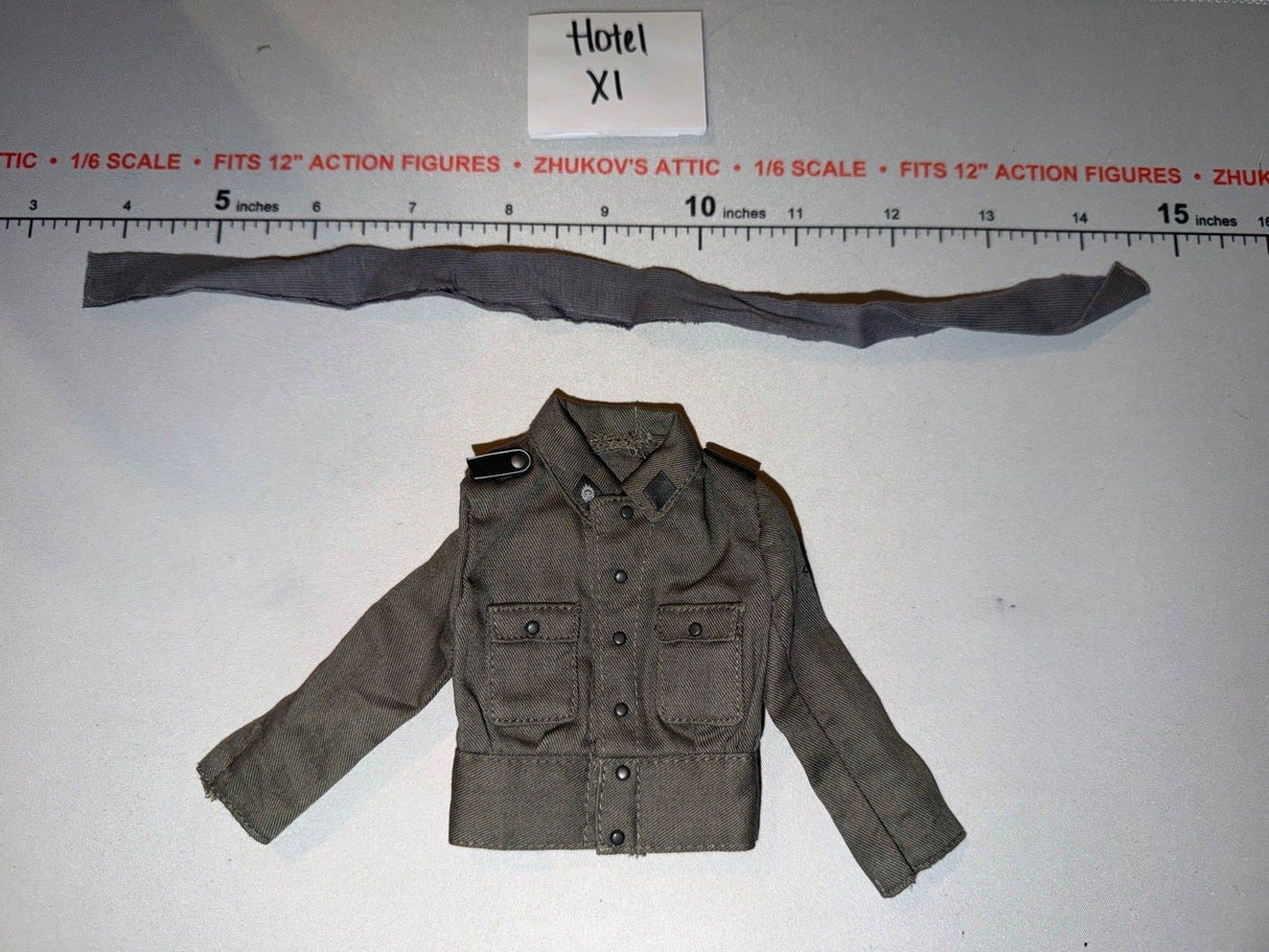 1/6 Scale WWII German M44 Tunic and Scarf Set
