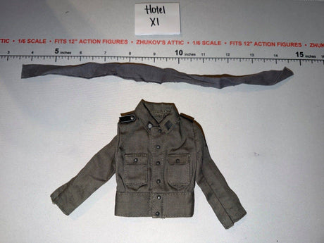 1/6 Scale WWII German M44 Tunic and Scarf Set