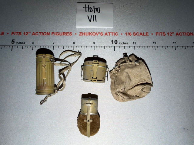 1/6 Scale WWII German Afrika Korps Field Gear Set