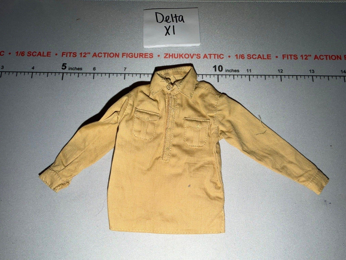 1/6 Scale WWII German Tropical Desert Shirt