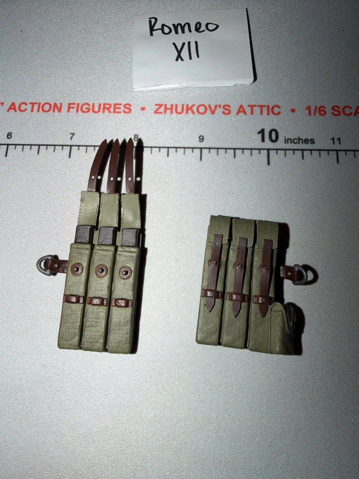 1/6 Scale WWII German MP-40 Ammunition Pouches - Dragon
