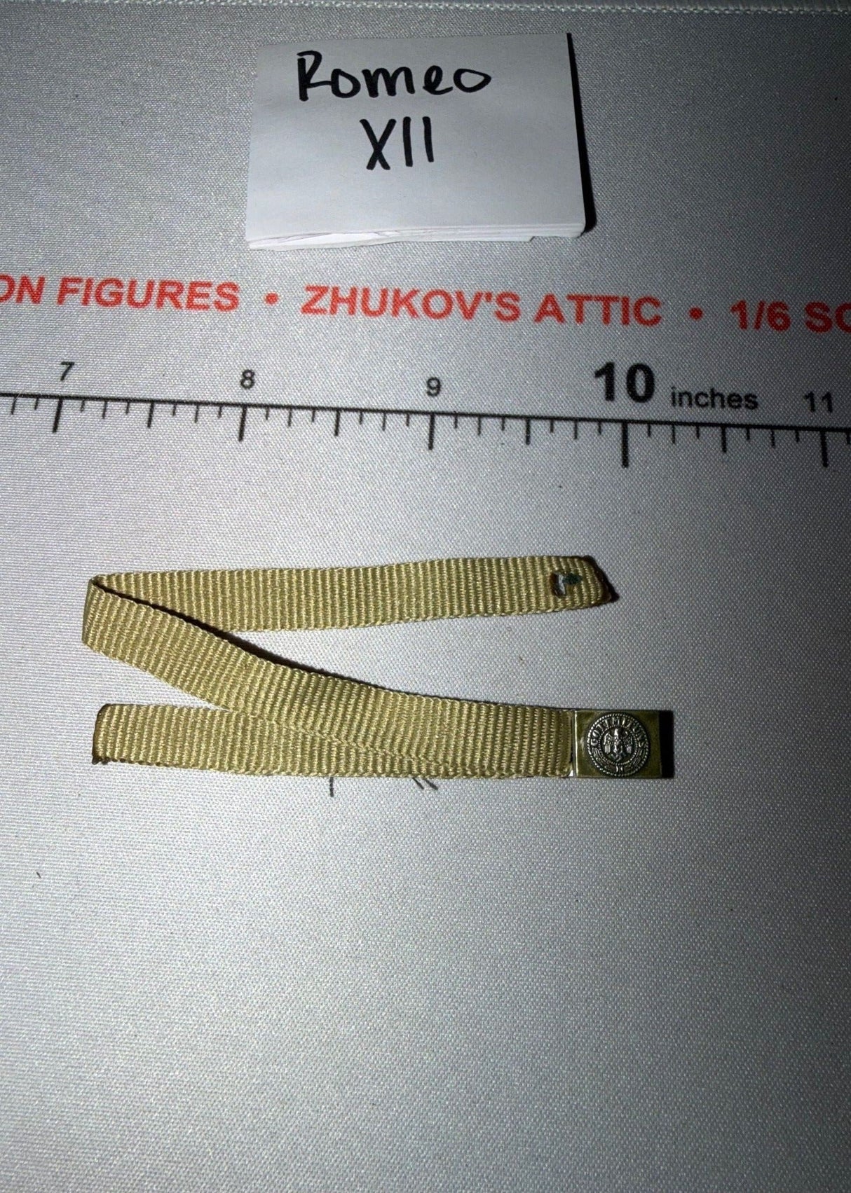 1/6 Scale WWII German Officer Afrika Korps Belt with Buckle - Dragon