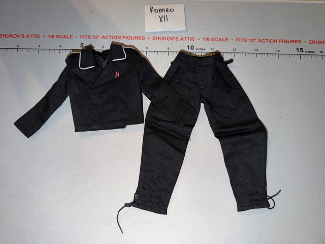 1/6 Scale WWII German Black Tanker Pants - Dragon