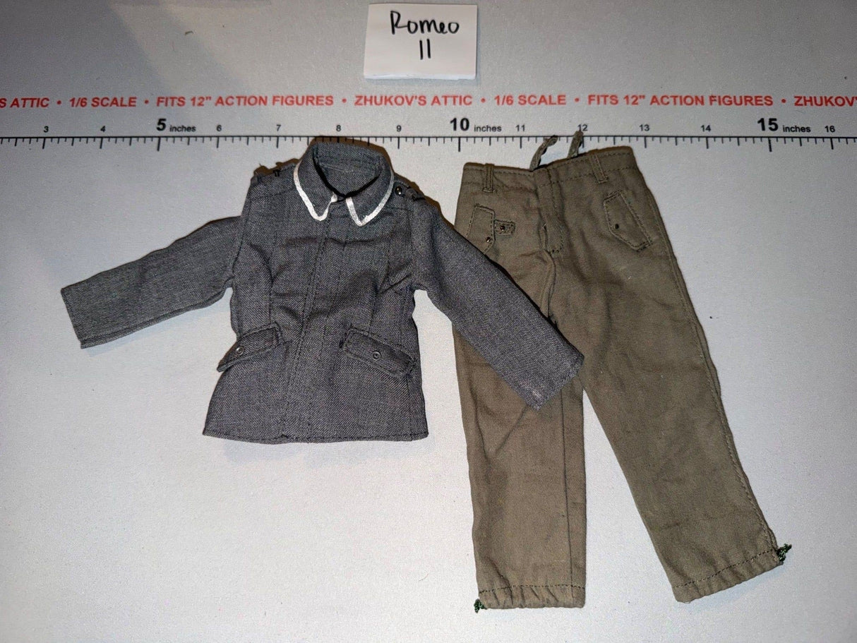 1/6 Scale WWII German Fallschirmjager Uniform Shirt and Trousers Set - Dragon