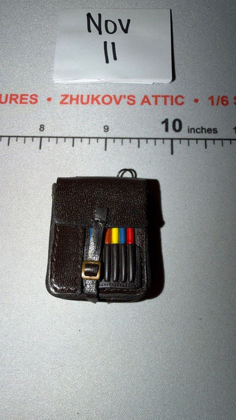 1/6 Scale WWII German Map Case with Colored Pencils