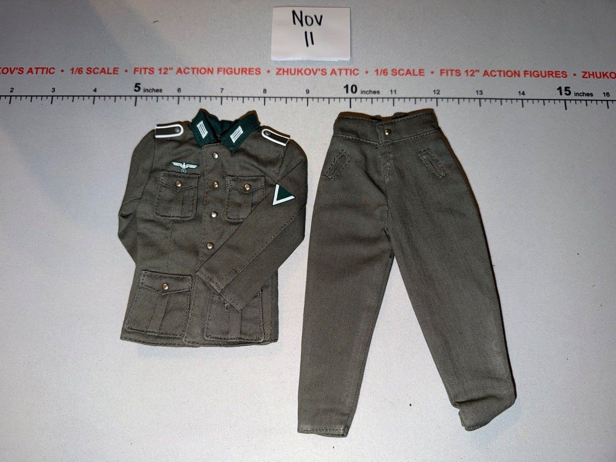 1/6 Scale WWII German Uniform Tunic and Trousers - Dragon