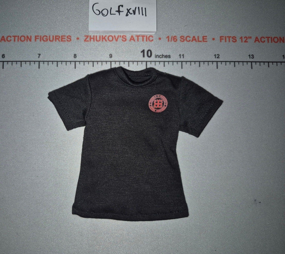 1/6 Scale Modern Era Black T-Shirt