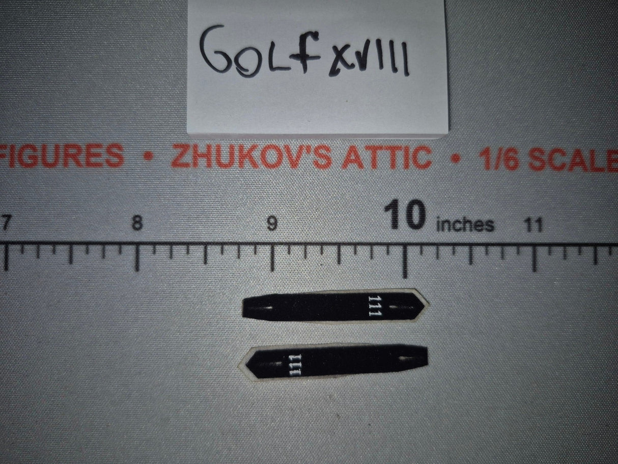 1/6 Scale WWII German Shoulder Board Set - DID