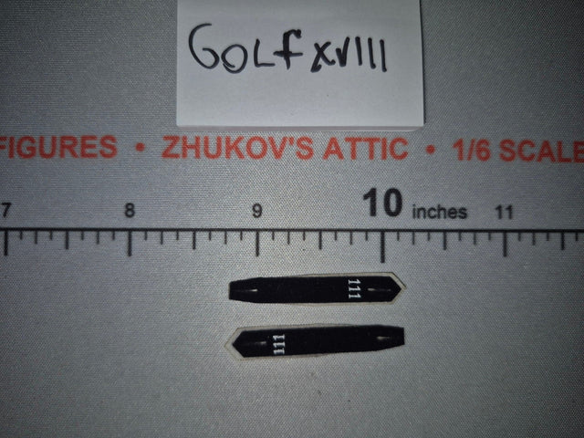 1/6 Scale WWII German Shoulder Board Set - DID