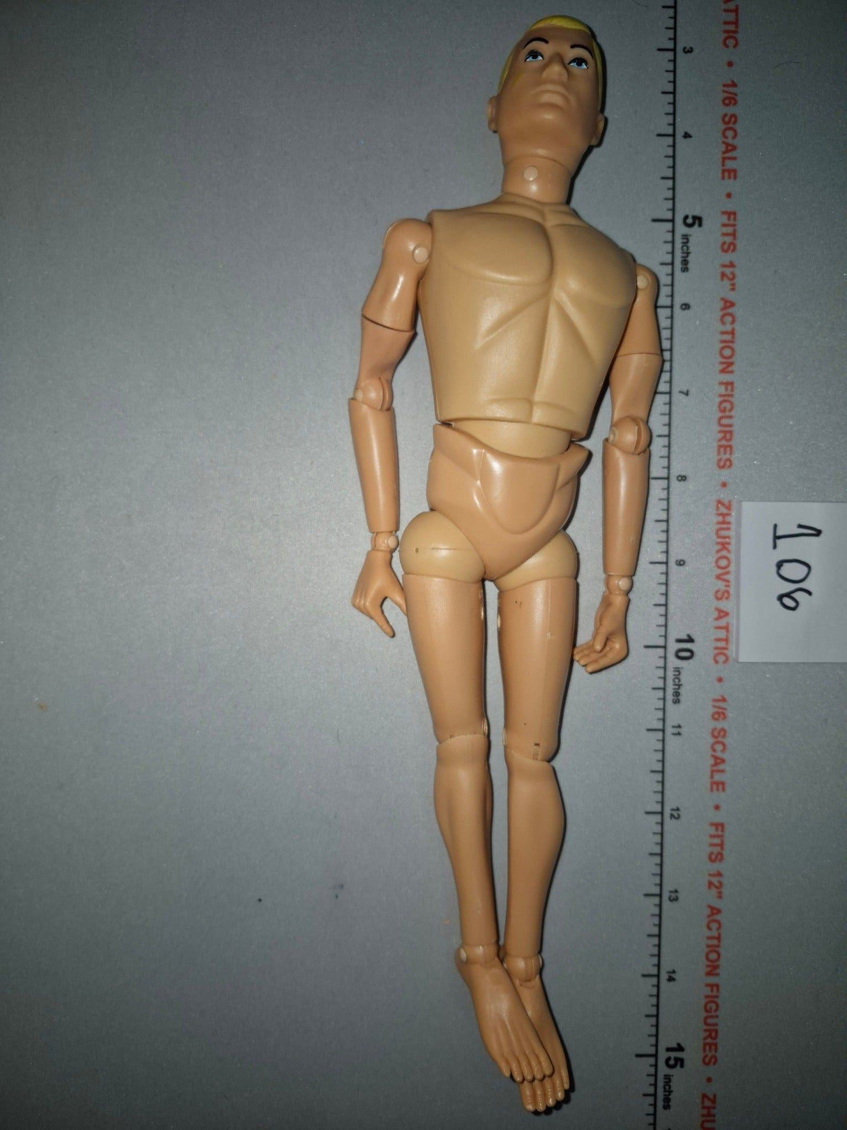 1/6 Scale Nude Male Vintage Remake Body