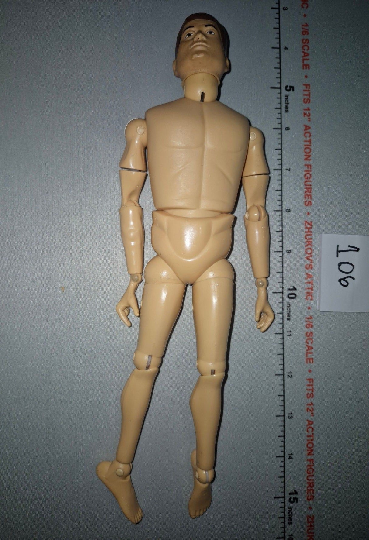 1/6 Scale Nude Male Action Figure Body