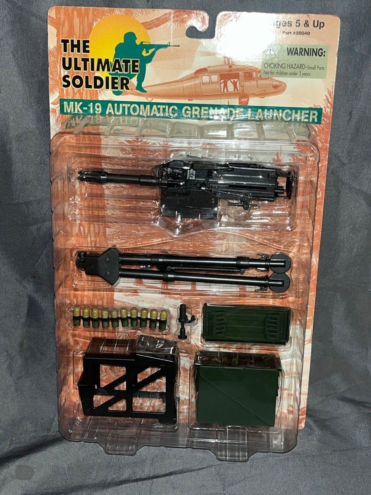 1/6 Scale Modern Era MK-19 Automatic Grenade Launcher Weapons Set - Ultimate Soldier NIB