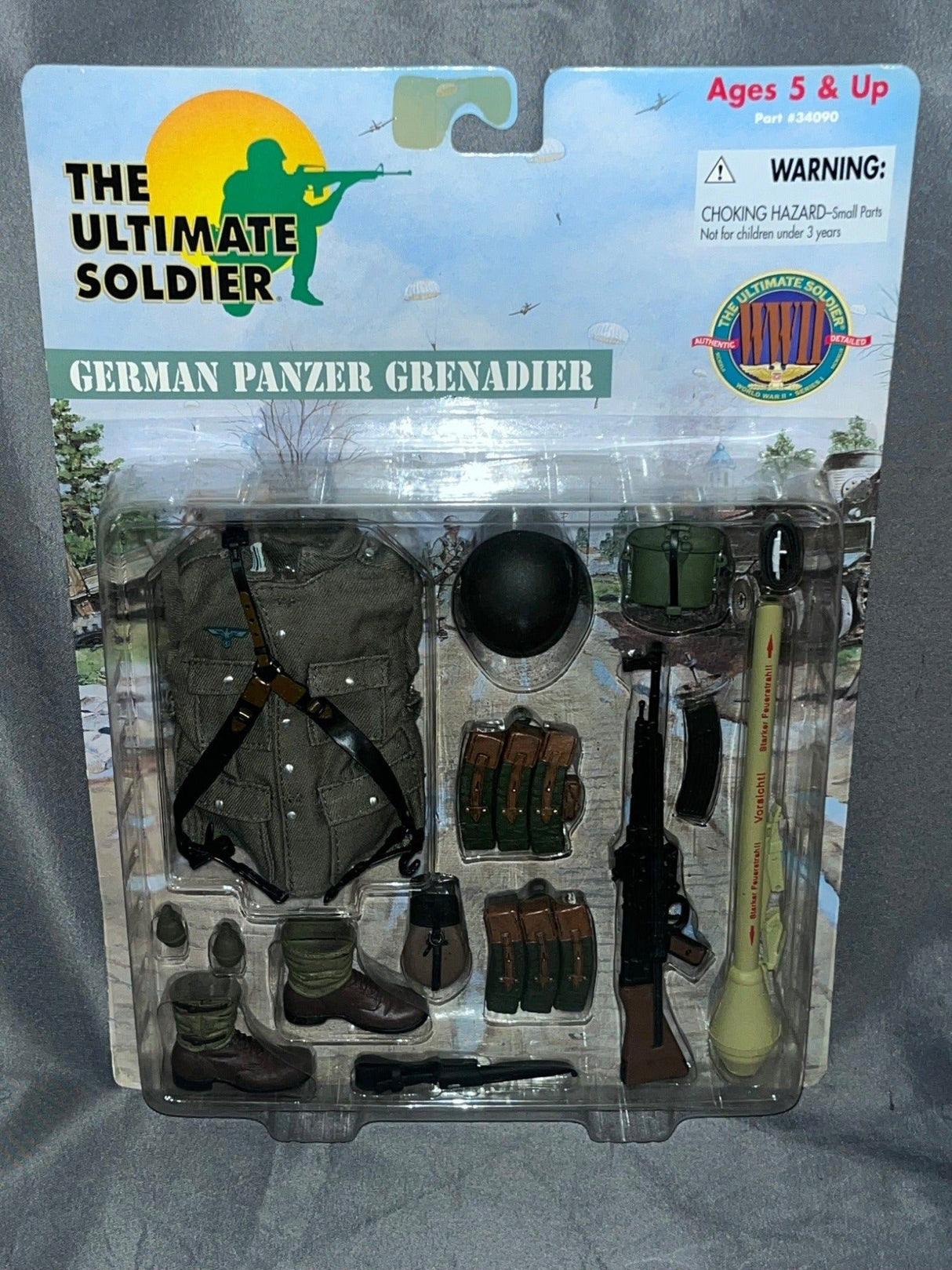 1/6 Scale Ultimate Soldier WWII German Panzer Grenadier Field Gear Set - NIB