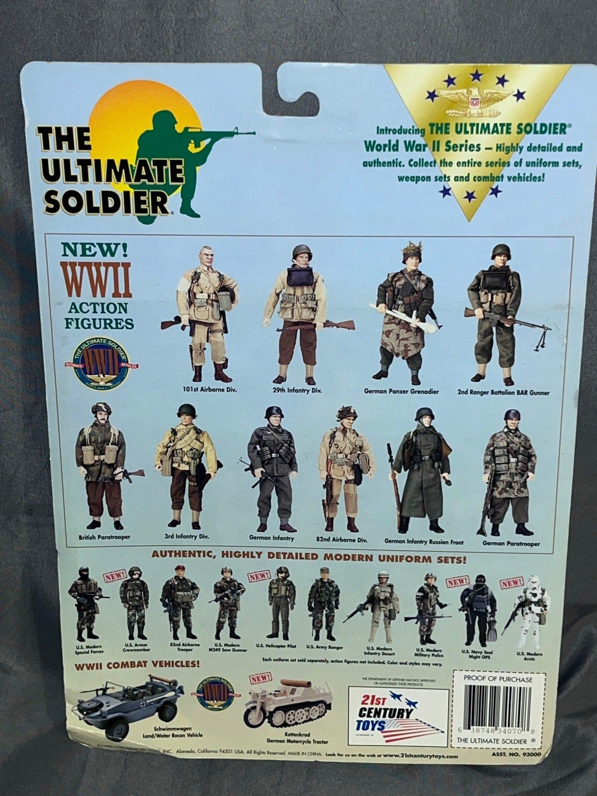 1/6 Scale Ultimate Soldier WWII US Army 2nd Ranger Battalion Uniform Set - NIB