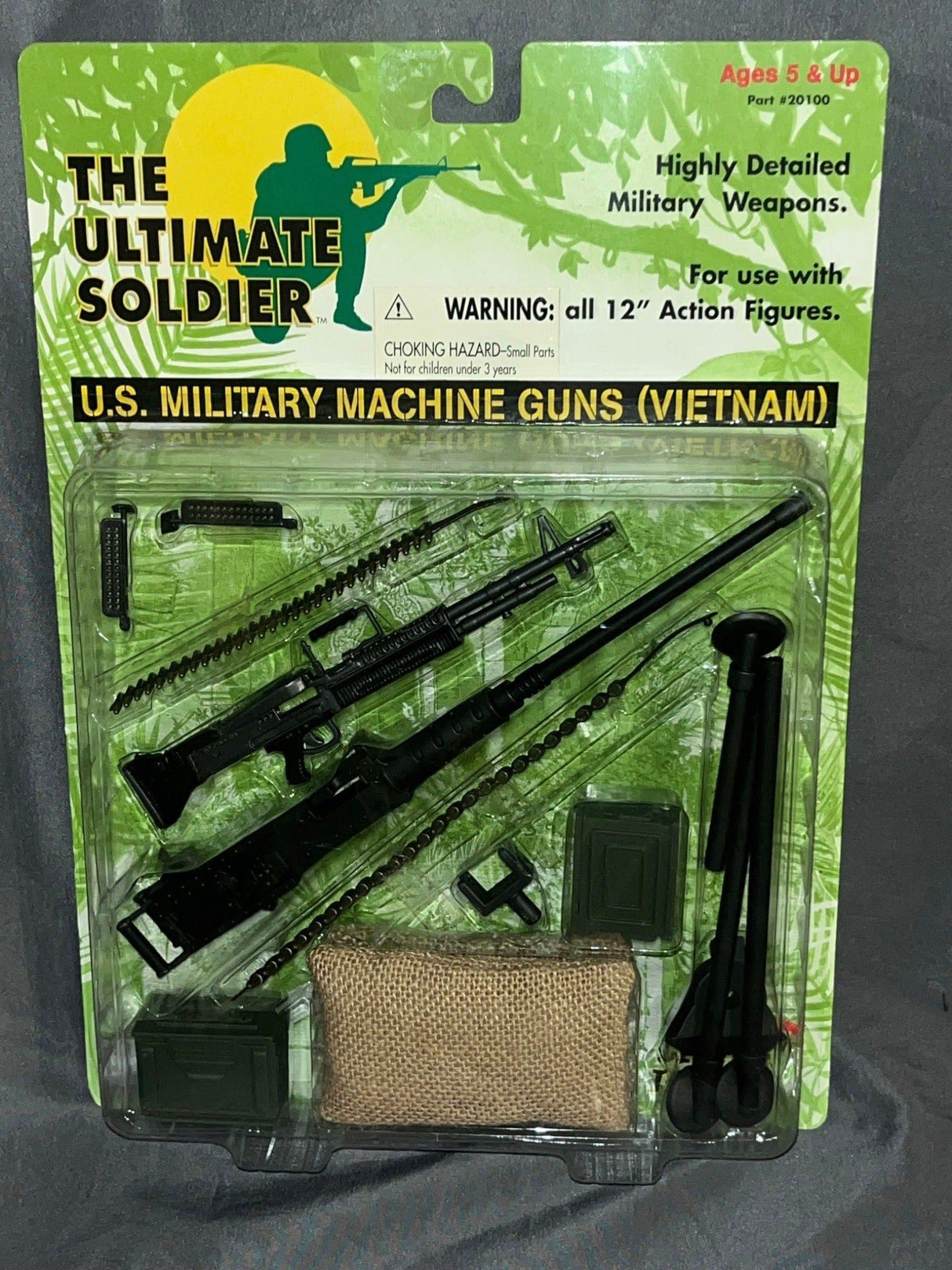 1/6 Scale Ultimate Soldier Vietnam U.S. Military Machine Guns Weapon Set - NIB