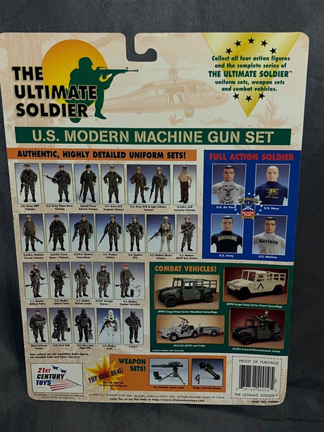 1/6 Scale Ultimate Soldier U.S. Modern Machine Gun Weapon Set - NIB