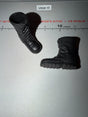 1/6 Scale Modern Era Black Tactical Combat Boot Set
