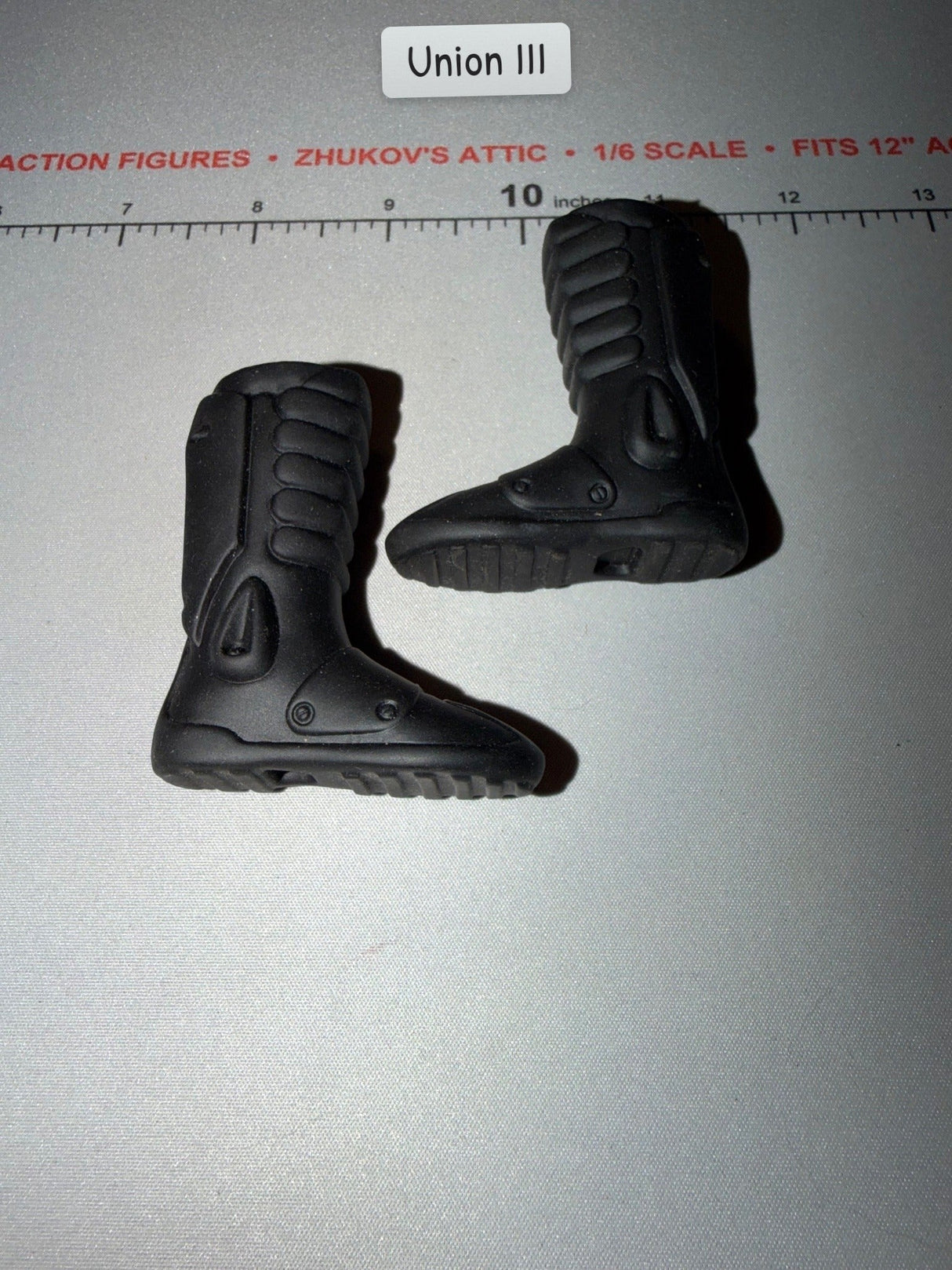 1/6 Scale Science Fiction Black Boots - GI Joe