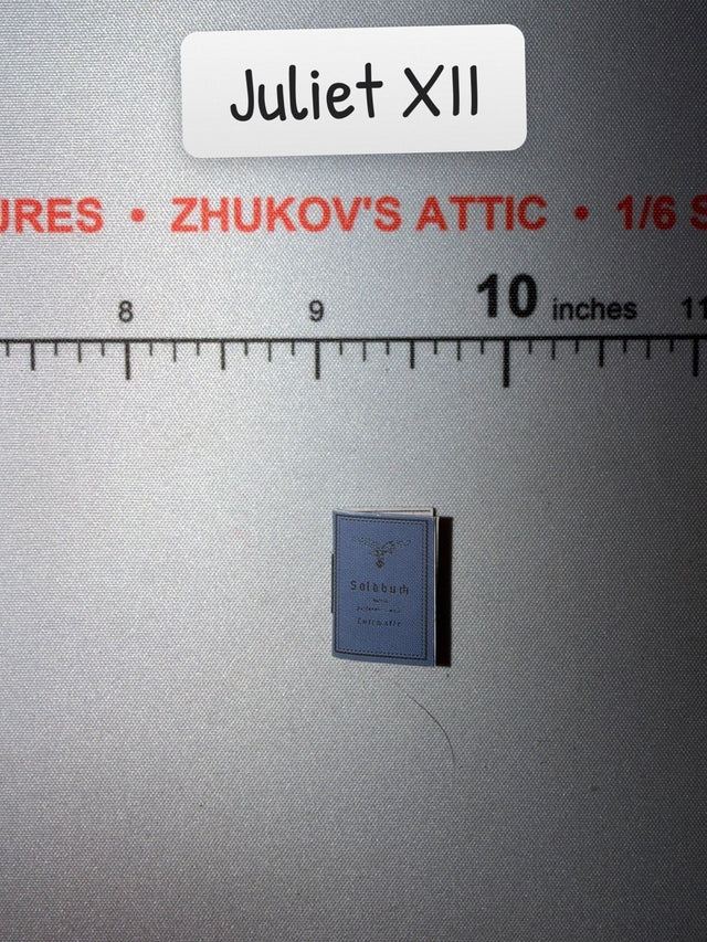 1/6 Scale WWII German Luftwaffe Soldbuch Pay Book - BBI