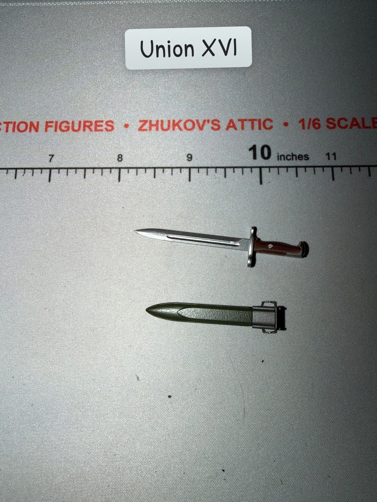 1/6 Scale WWII US Bayonet with Scabbard