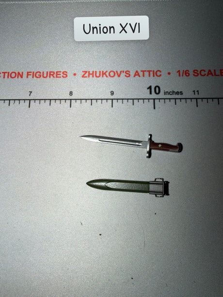 1/6 Scale WWII US Bayonet with Scabbard