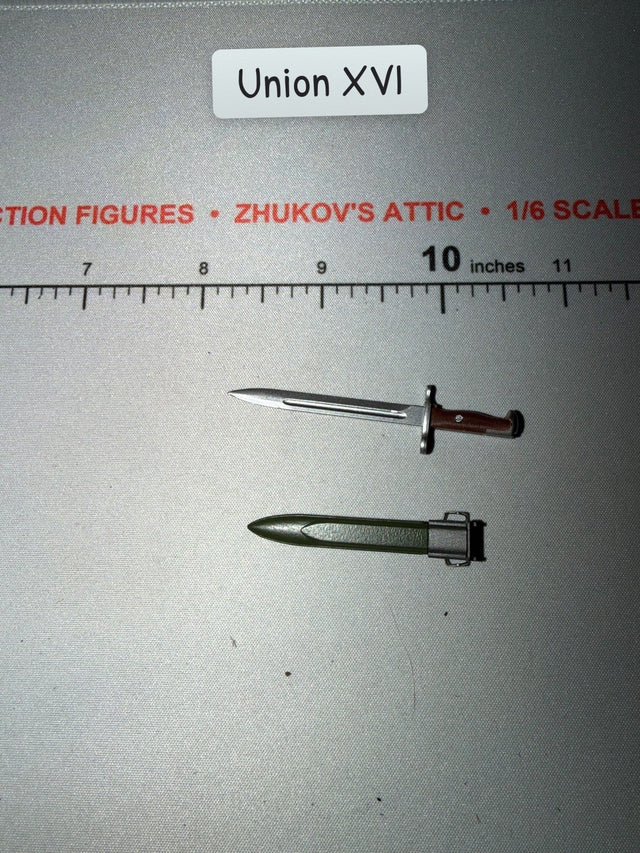 1/6 Scale WWII US Bayonet with Scabbard