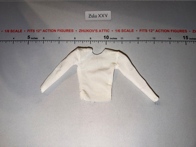 1/6 Scale White Long Sleeve Undershirt