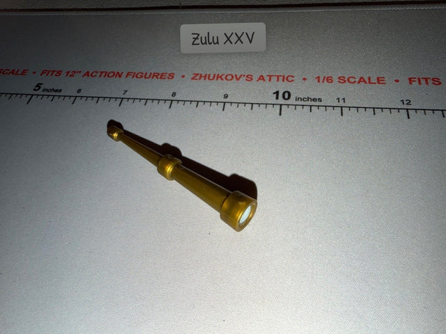 1/6 Scale Napoleonic Western Naval Officer Brass Telescope