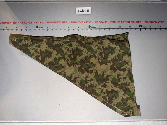 1/6 Scale Dragon WWII German Splinter Camouflage Zeltbahn Shelter Quarter Panel