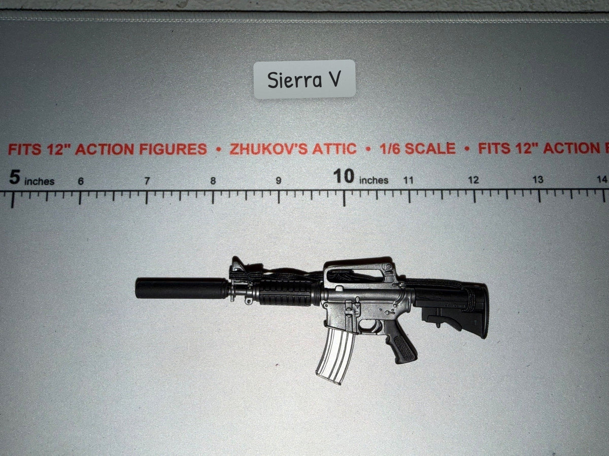 1/6 Scale Ultimate Soldier Modern Era M4 Carbine Rifle with Suppressor and Sling