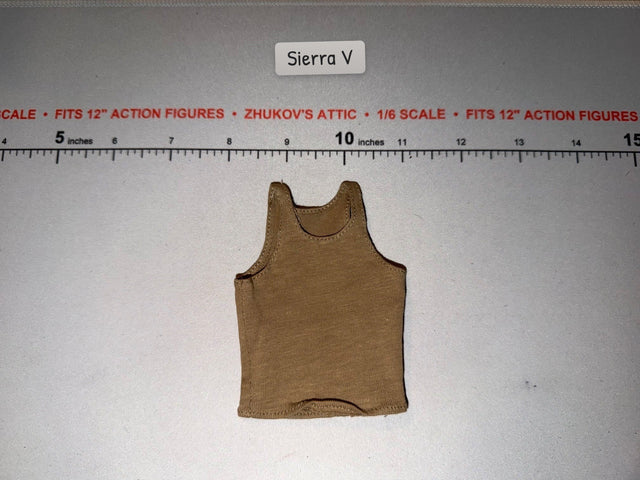 1/6 Scale WWII US Tan Tank Top Undershirt