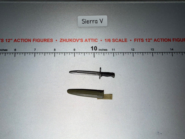 1/6 Scale WWII US M1 Bayonet with Scabbard - Ultimate Soldier