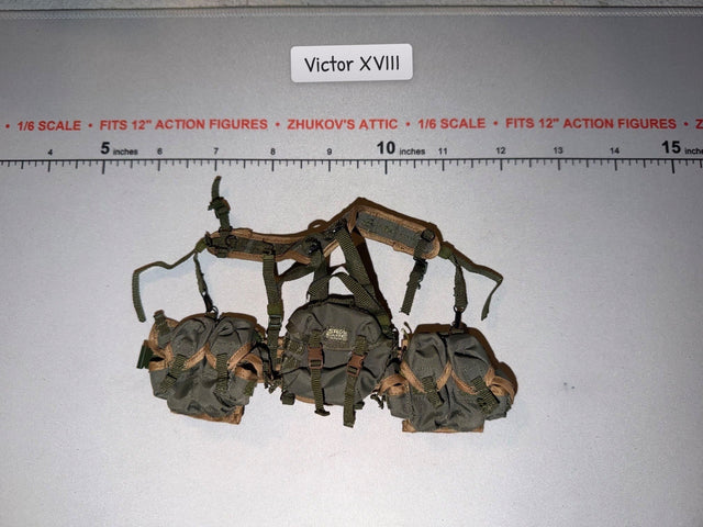 1/6 Scale Modern Era Russian Load Bearing Equipment Web Gear - ujindou