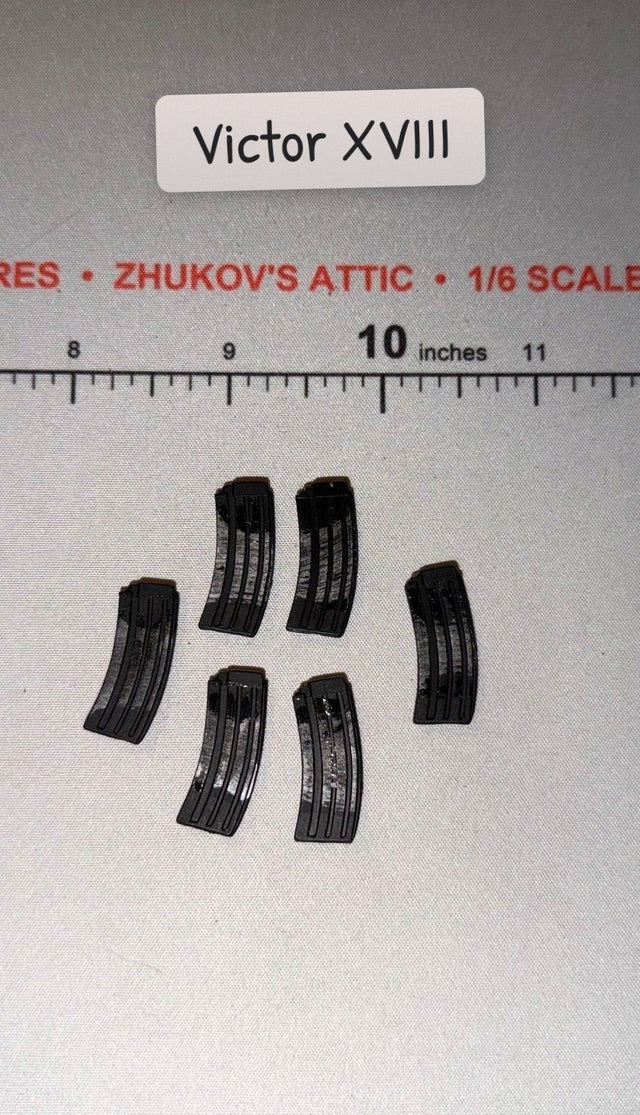1/6 Scale Modern Era AR-15/M16 Curved Magazine Set - Ultimate Soldier