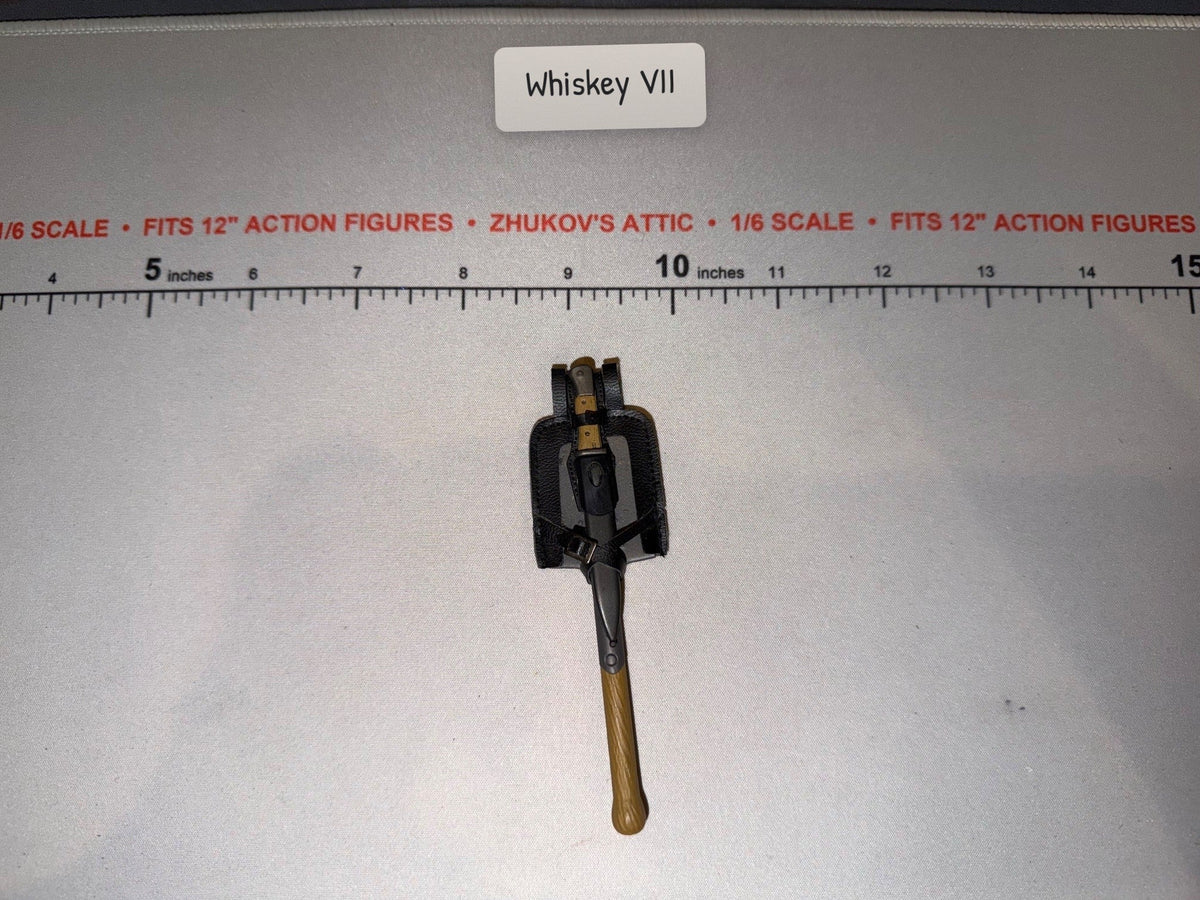 1/6 Scale WWII German Entrenching Tool with Carrier