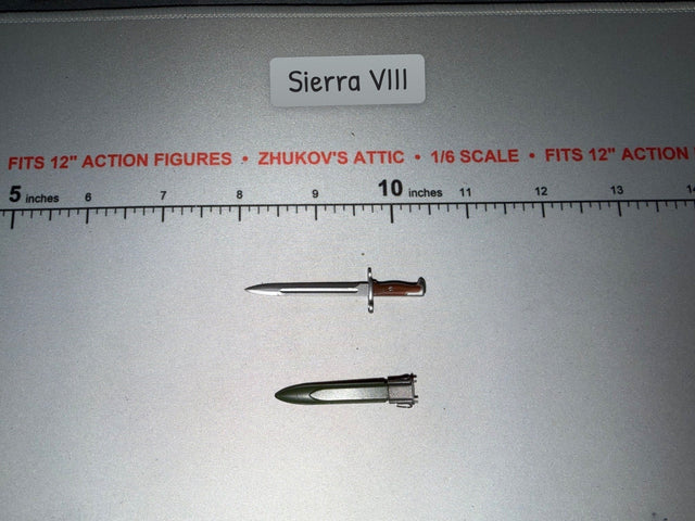 1/6 Scale WWII US Bayonet with Scabbard