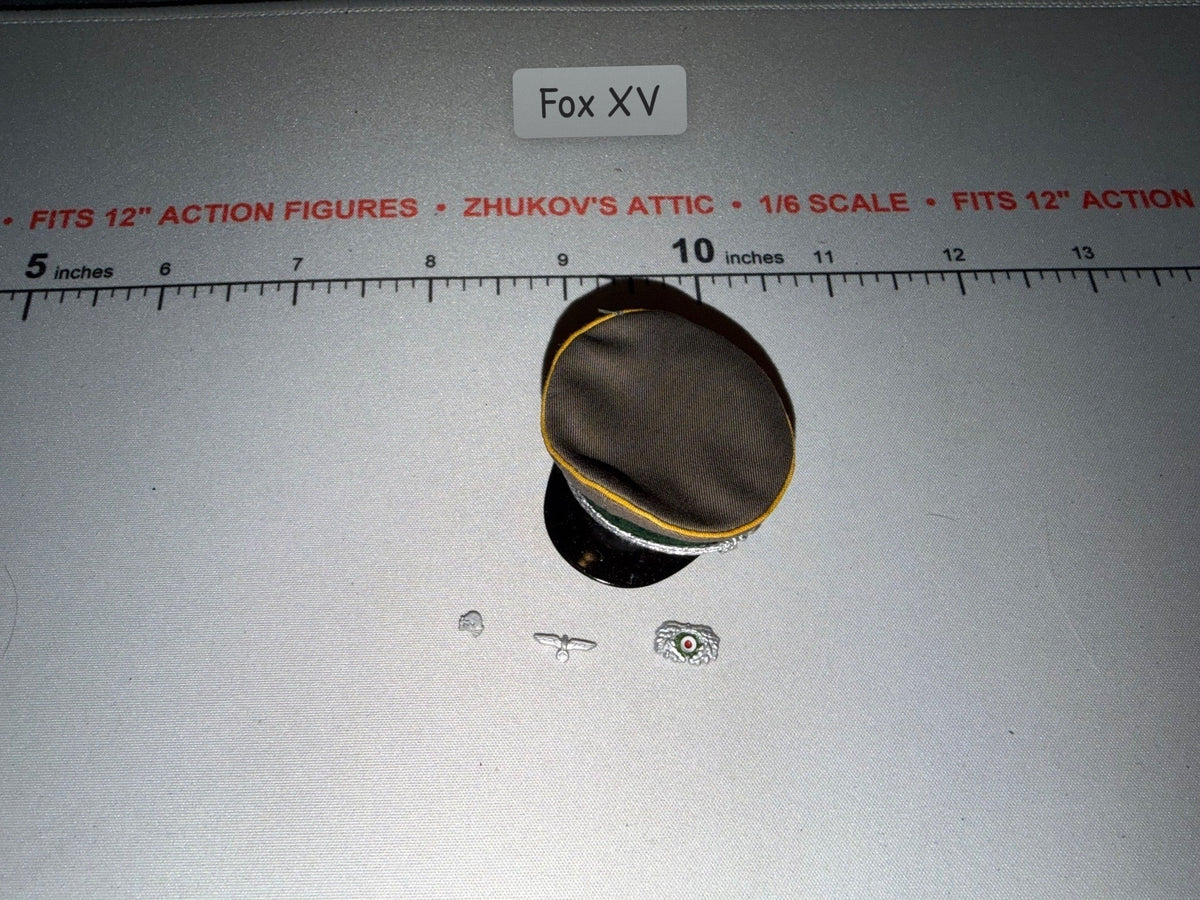 1/6 Scale WWII German Cavalry Officer Visor Cap