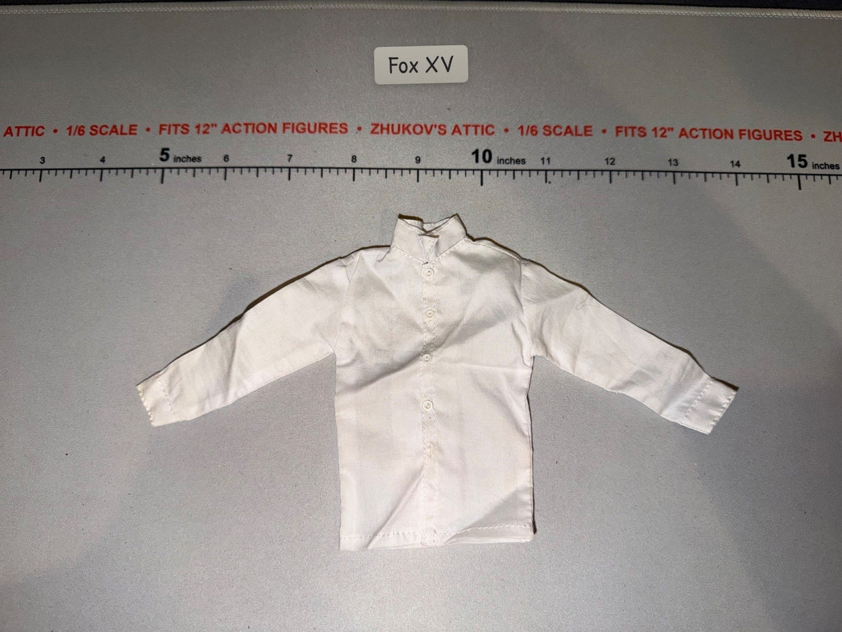 1/6 Scale Modern White Dress Shirt