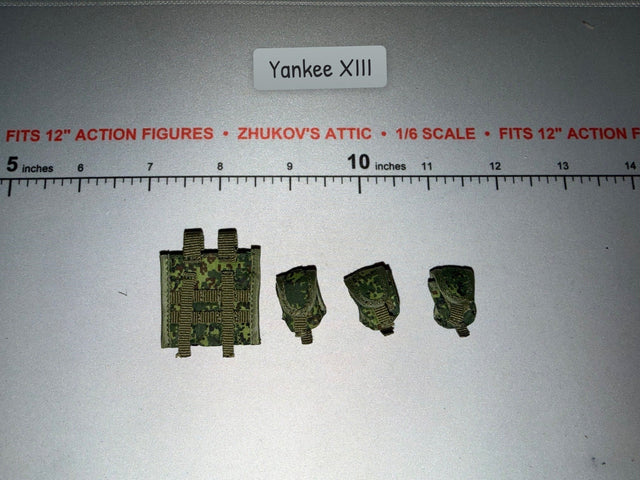 1/6 Scale Modern Era Russian Digital Camouflage Ammunition Pouches