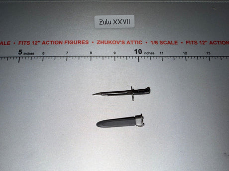 1/6 Scale WWII US Bayonet with Scabbard