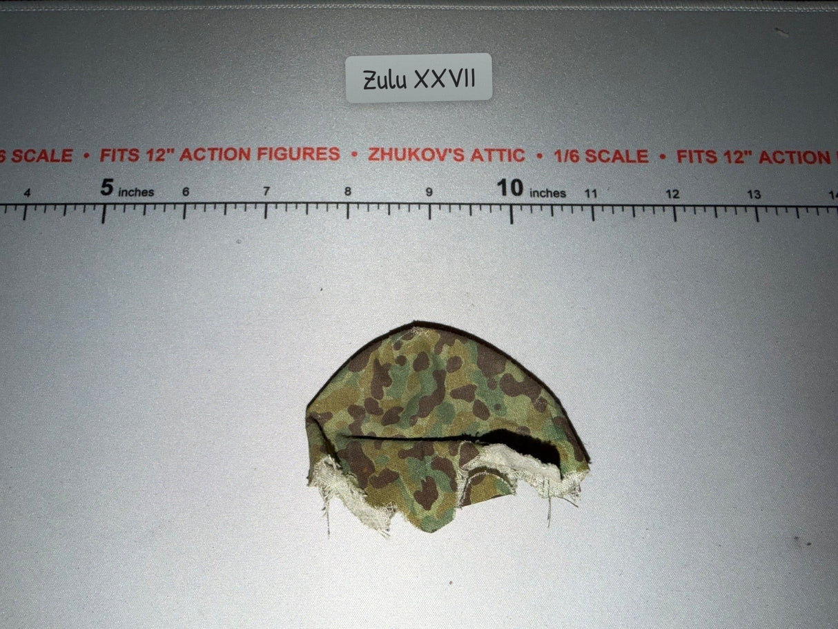 1/6 Scale WWII US Marine Corps Frog Pattern Camouflage Helmet Cover - SOTW