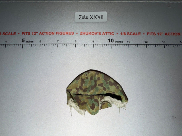 1/6 Scale WWII US Marine Corps Frog Pattern Camouflage Helmet Cover - SOTW
