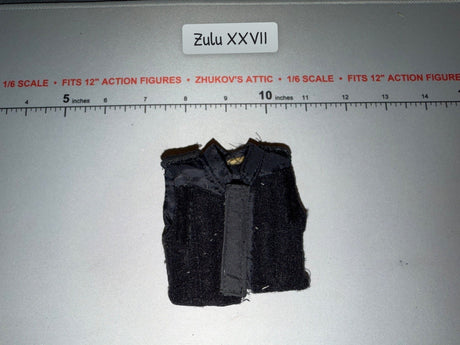 1/6 Scale Modern Era Black Tactical Body Armor Vest - Ultimate Soldier