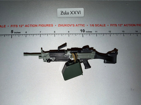 1/6 Scale Modern Era US M249 SAW Light Machine Gun - GI Joe