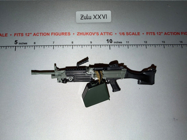 1/6 Scale Modern Era US M249 SAW Light Machine Gun - GI Joe