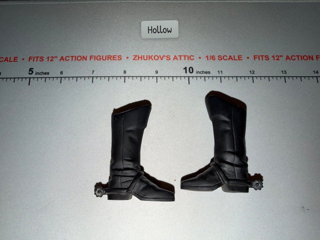 1/6 Scale Western Cowboy Riding Boots with Spurs - SOTW