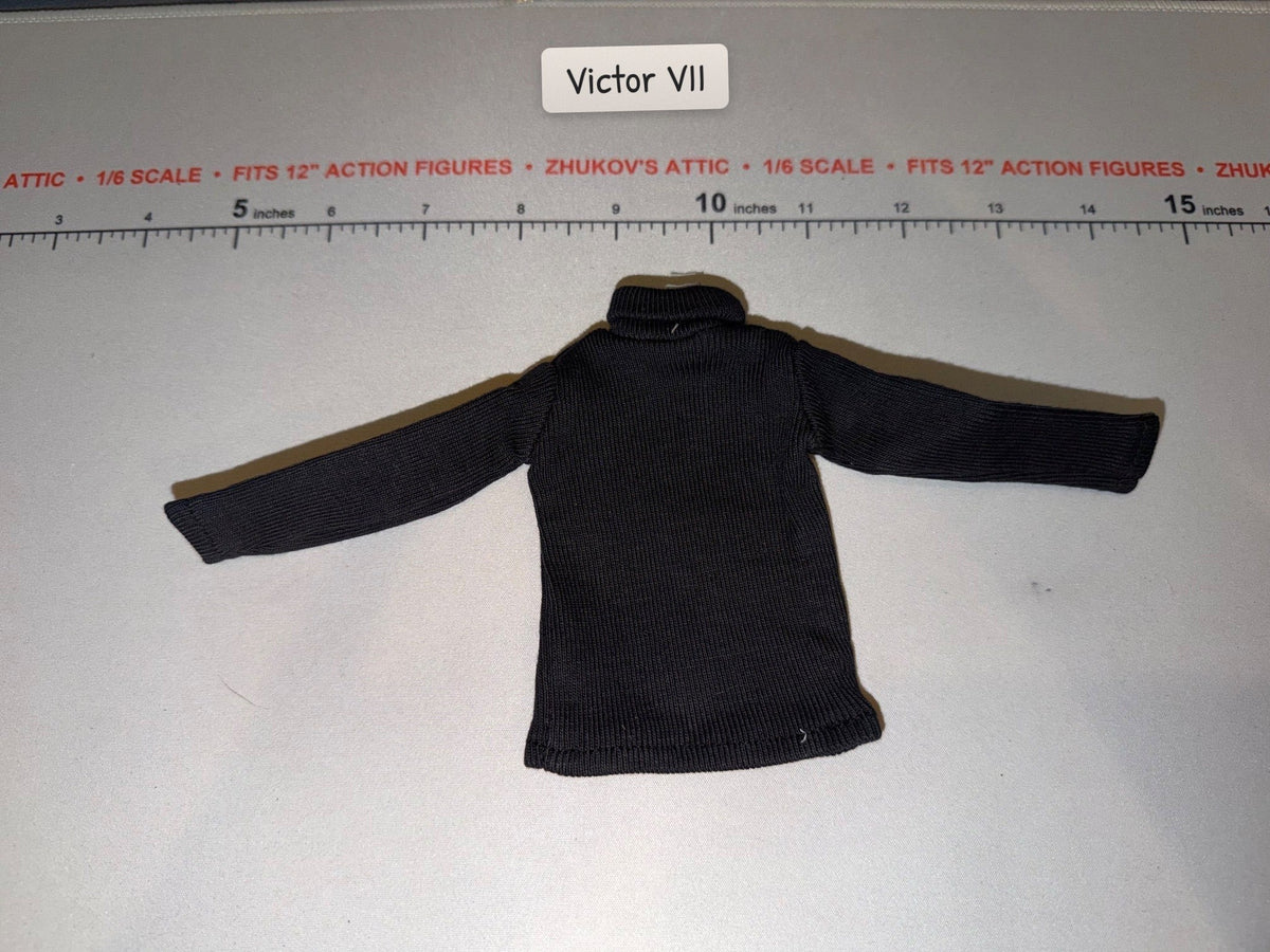 1/6 Scale Modern Era Black Turtleneck Sweater
