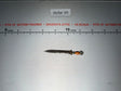 1/6 Scale Fantasy Era Serrated Fighting Knife with Decorative Handle