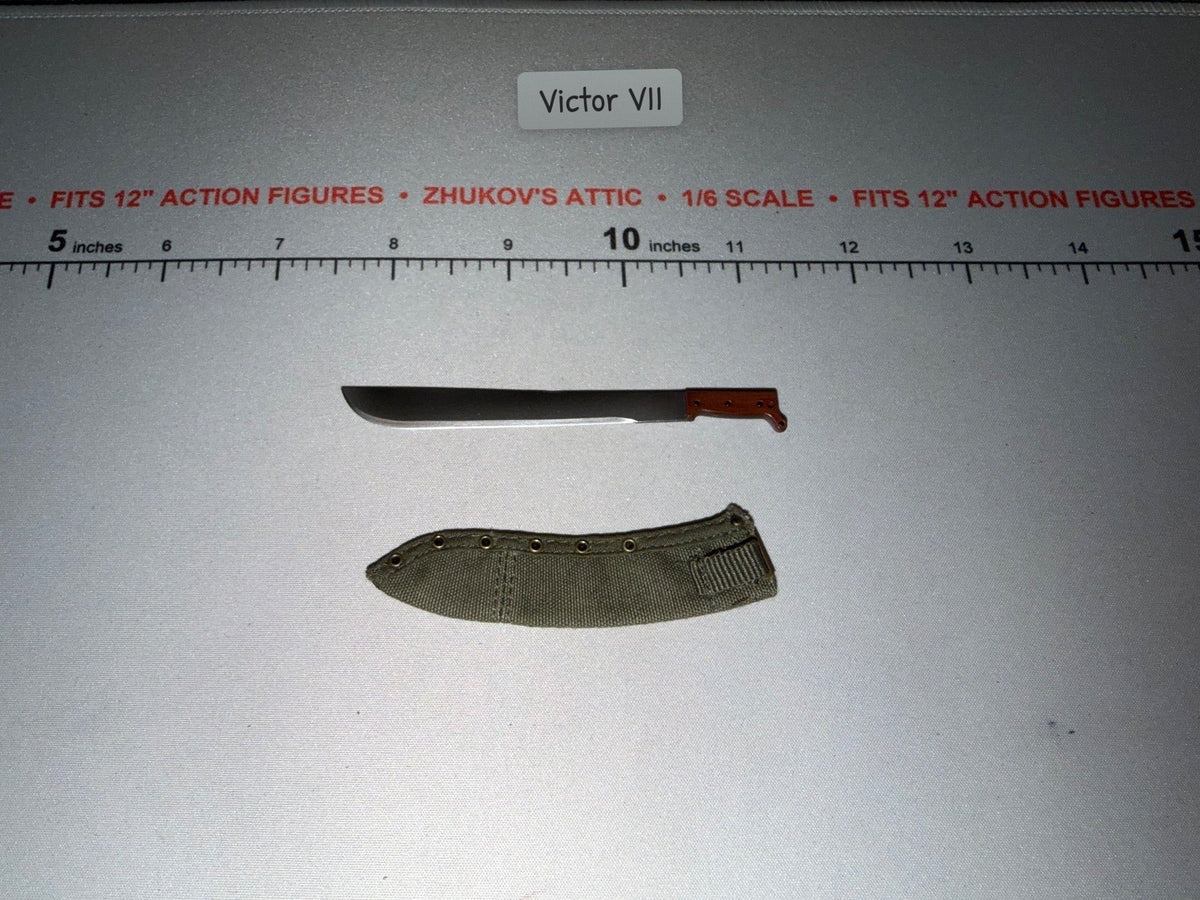 1/6 Scale WWII British Machete with Scabbard - BBI